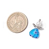 Handmade Millefiori Lampwork Beads and ABS Plastic Imitation Pearl Round Beads and Tibetan Style Alloy Fairy Wing Beads and 304 Stainless Steel Ball Head Pins Pendants PALLOY-JF03740-02-2