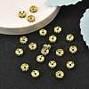 Brass Grade A Rhinestone Spacer Beads RSB030NF-10G-2