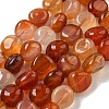 Natural Brazil Red Agate Beads Strands G-L599-A01-02-2