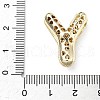 Brass Micro Pave Cubic Zirconia Pendants KK-Z108-02G-Y-3