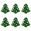 6Pcs Handmade Bumpy Glass Beads Strands LAMP-FS0001-16B-1