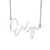 Stainless Steel Name Pendant Necklaces WG885C8-05-2