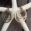 Ring Alloy Dangle Earrings FS-WGA4806-01-3