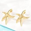304 Stainless Steel Stud Earrings EJEW-K310-01G-3