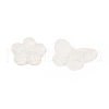 Frosted Transparent Acrylic Beads OACR-U006-03A-2