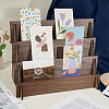 3-Tier Wooden Earring Display Card Stands EDIS-WH0022-30-5