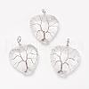 Natural Quartz Crystal Pendants G-G713-F09-1