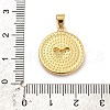 Rack Plating Brass Micro Pave Cubic Zirconia Charms KK-G456-15G-1-3