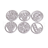Flat Round Frame Carbon Steel Cutting Dies Stencils X-DIY-F036-36-5