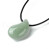 Natural & Synthetic Gemstone Pendant Necklaces NJEW-C046-03-4