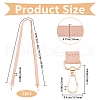 Gorgecraft 2Pcs PU Leather Adjustable Shoulder Bag Straps FIND-GF0007-03D-2