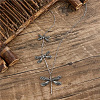 Bohemian 3 Dragonflys Alloy Pendant Necklaces for Women FS-WG0F4EC-01-1
