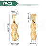 Unicraftale PVD Vacuum Plating 304 Stainless Steel Pendants STAS-UN0038-58-4