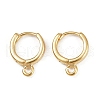 Brass Hoop Earring Findings KK-P310-26A-G-1