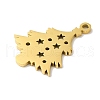5Pcs Christmas 201 Stainless Steel Pendants STAS-Z068-01G-01-2
