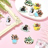 10Pcs 5 Styles Alloy Enamel Pandants FIND-YW0005-71-4