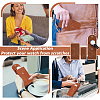  6 Sets Flocky Velvet Watch Storage Pouches TP-NB0001-70-6