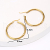 Fashionable Stainless Steel Hoop Earrings JB3034-5