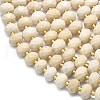 Natural Fossil Beads Strands G-P573-A42-01-3