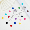 FIBLOOM 2Sets 2 Styles 316 Surgical Stainless Steel Rhinestone Diffuser Locket Slider Bracelets BJEW-FI0001-84A-4