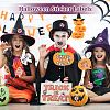 Halloween Theme Round Self-Adhesive Paper Decorative Stickers DIY-WH0308-557-6