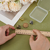 3Pcs 3 Styles Brass Beads KK-FG0001-20-3