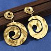 304 Stainless Steel Dangle Stud Earrings for Women EJEW-K268-13C-G-3