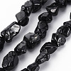 Natural Black Spinel Beads Strands G-Q948-36-1