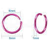 Aluminum Wire Open Jump Rings ALUM-PH0003-03-8mm-3