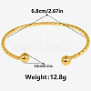 304 Stainless Steel Cuff Bangles UO5787-2-5