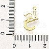 Brass Micro Pave Cubic Zirconia Pendants KK-M310-01G-19-3