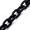 Handmade Spray Painted CCB Plastic Cable Chains AJEW-JB00736-01-2