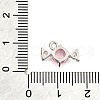 Brass Pave Cubic Zirconia Charms KK-C096-02P-3