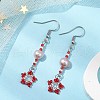 Natural Pearl Dangle Earrings EJEW-MZ00120-03-2