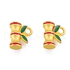 Alloy Enamel Charms FIND-G035-18MG-2