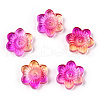 Spray Painted Glass Beads GGLA-S046-01A-1-1