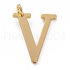 Golden Brass Pendants KK-P194-01G-V-1