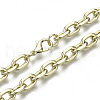 Iron Cable Chains Necklace Making MAK-N034-003A-14KC-1
