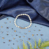 CHGCRAFT 1200Pcs 15 Style Iron Crimp Beads Covers IFIN-CA0001-37-5
