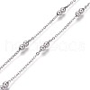 Tarnish Resistant 304 Stainless Steel Cable Chains CHS-I005-01P-3