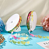 20 Yards Malan Flower and Butterfly Polyester Lace Trim OCOR-TAC0016-18H-6