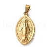 201 Stainless Steel Pendants STAS-U053-08C-G-1