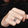 925 Sterling Silver Multilayer Cuff Rings FS-WG19322-01-5