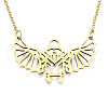 201 Stainless Steel Pendant Necklaces NJEW-T009-JN055-2-40-1