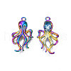 Rainbow Color Alloy Pendants PALLOY-N156-212-3