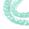 Baking Paint Glass Beads Strands DGLA-N015-4mm-07-3