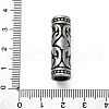304 Stainless Steel Glossy European Beads STAS-S171-08AS-3