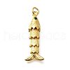 Brass Micro Pave Cubic Zirconia Pendants KK-R217-01G-09-1
