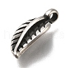 Retro 304 Stainless Steel Pendants STAS-L284-17AS-01-2