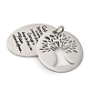 304 Stainless Steel Enamel Pendants STAS-Z126-09P-2